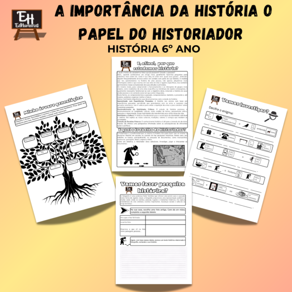Kit Importância da História e o papel do Historiador