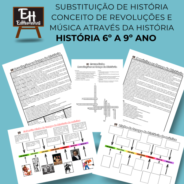 Kit para substituição de História de 6° a 9° anos