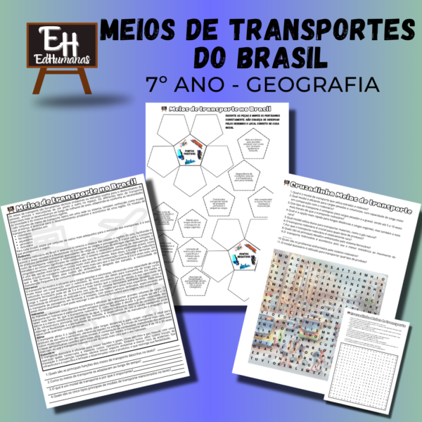 Kit Meios de transportes do Brasil