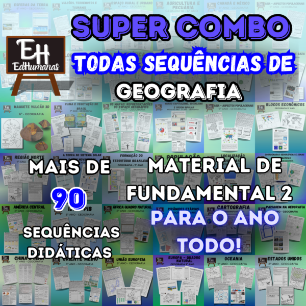 Super Combo - Todas as sequências didáticas de geografia