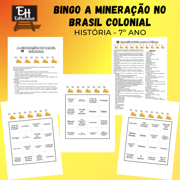 Bingo A mineração no Brasil colonial