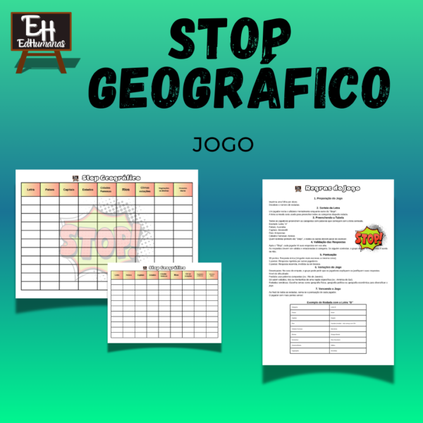 Jogo Stop Geográfico