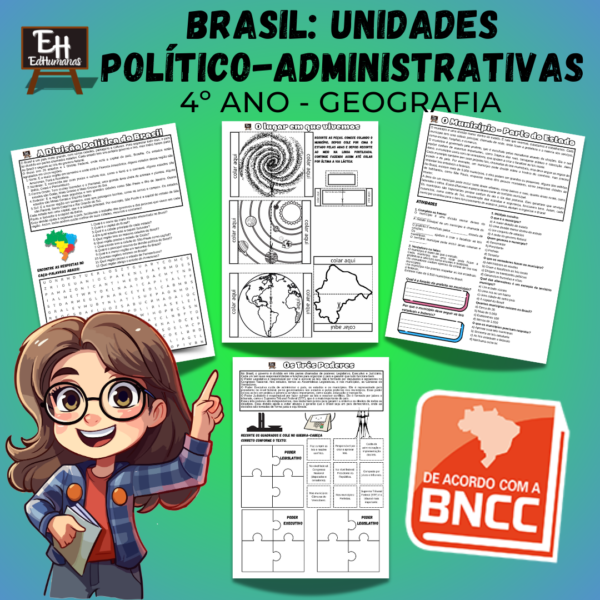 Brasil: unidades político-administrativas - 4º ano