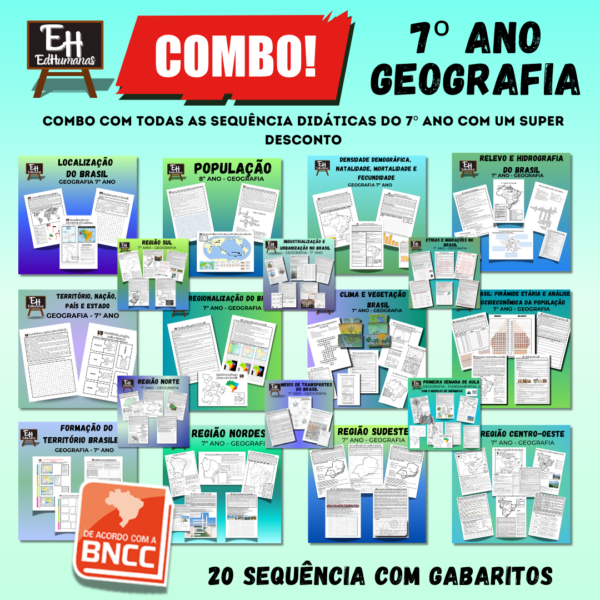 Combo Geografia 7º ano